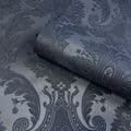 Belgravia Amara Damask Dark Blue 7371 Wallpaper